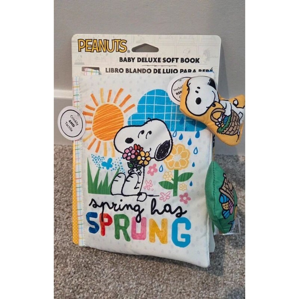 Peanuts baby deluxe soft book